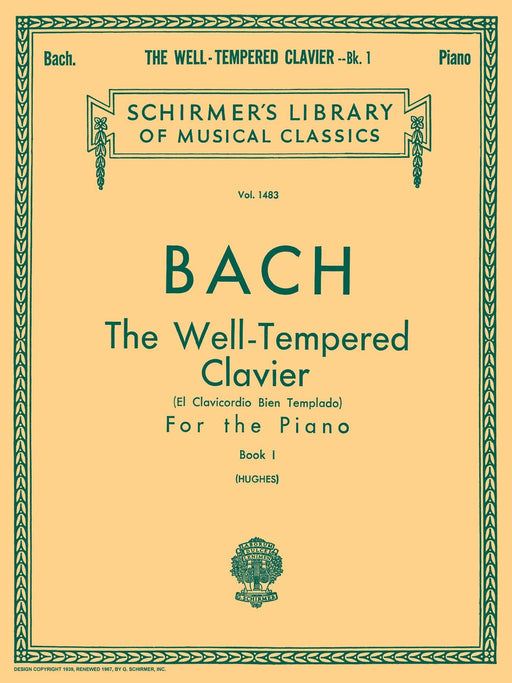 Well Tempered Clavier - Book 1 (Eng/Sp) Schirmer Library of Classics Volume 1483 Piano Solo 巴赫約翰‧瑟巴斯提安 平均律 鋼琴 獨奏 | 小雅音樂 Hsiaoya Music