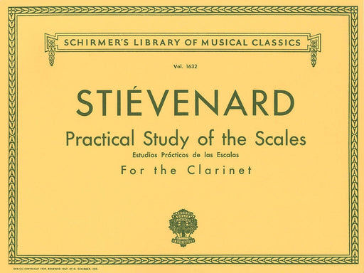 Practical Study of the Scales Schirmer Library of Classics Volume 1632 Clarinet Method 豎笛 | 小雅音樂 Hsiaoya Music