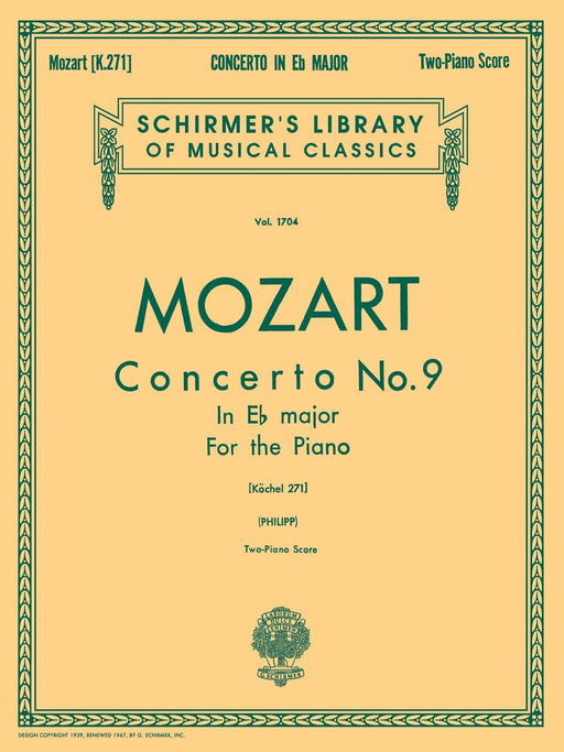 Concerto No. 9 in Eb, K.271 Schirmer Library of Classics Volume 1704 Piano Duet 莫札特 協奏曲 四手聯彈 | 小雅音樂 Hsiaoya Music