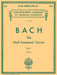 Well Tempered Clavier - Book 1 Schirmer Library of Classics Volume 1759 Piano Solo 巴赫約翰‧瑟巴斯提安 平均律 鋼琴 獨奏 | 小雅音樂 Hsiaoya Music