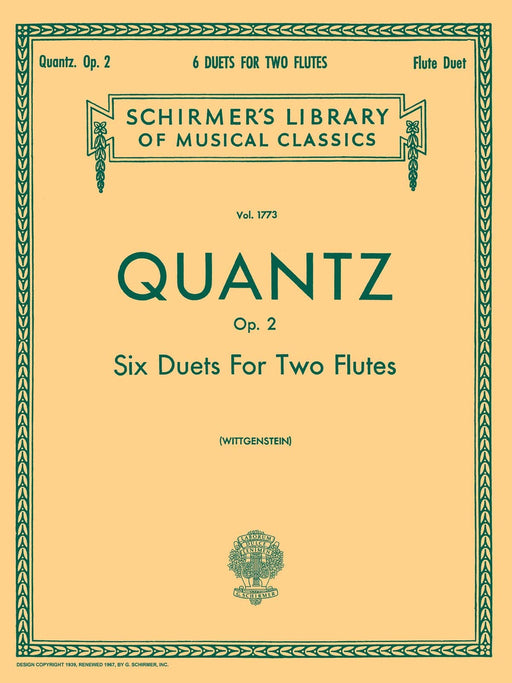 Schirmer Library of Classics Volume 1773 Schirmer Library of Classics Volume 1773 Two Flutes 況茲 長笛 | 小雅音樂 Hsiaoya Music