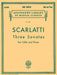 Three Sonatas Schirmer Library of Classics Volume 1851 Cello and Piano 奏鳴曲 大提琴 鋼琴 | 小雅音樂 Hsiaoya Music