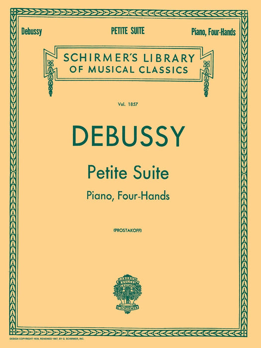Petite Suite Schirmer Library of Classics Volume 1857 Piano Duet 德布西 組曲 四手聯彈 | 小雅音樂 Hsiaoya Music