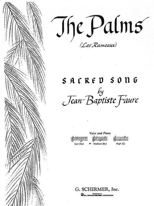 The Palms (Les Rameaux) Medium Voice in B-Flat | 小雅音樂 Hsiaoya Music