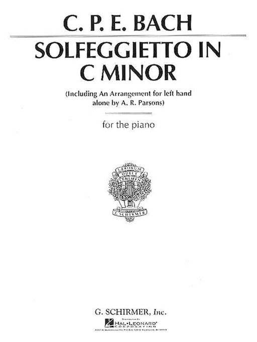 Solfeggietto in C Minor Piano Solo - Left Hand Alone 鋼琴 獨奏 | 小雅音樂 Hsiaoya Music