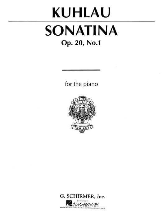 Sonatina, Op. 20, No. 1 in C Major Piano Solo 庫勞 小奏鳴曲 鋼琴 獨奏 | 小雅音樂 Hsiaoya Music
