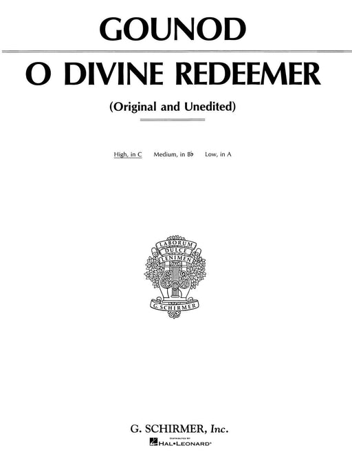O Divine Redeemer High Voice 古諾 高音 | 小雅音樂 Hsiaoya Music