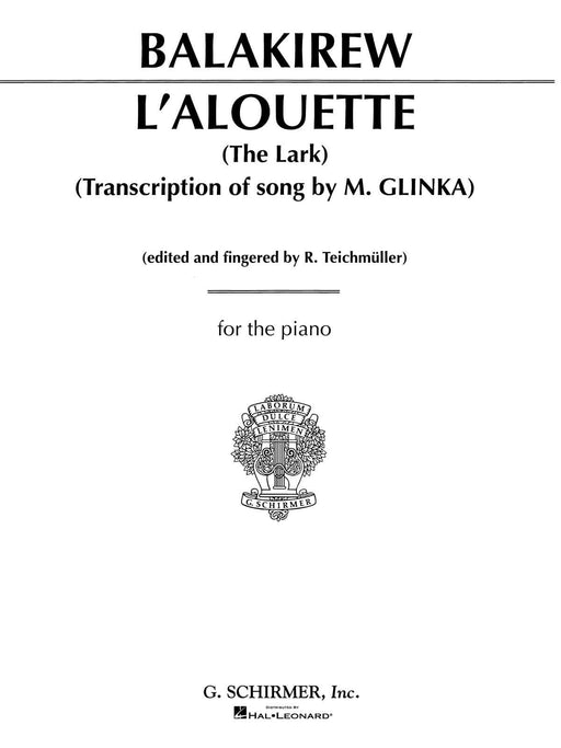 L'Alouette (The Lark) Piano Solo 巴拉基列夫 鋼琴 獨奏 | 小雅音樂 Hsiaoya Music