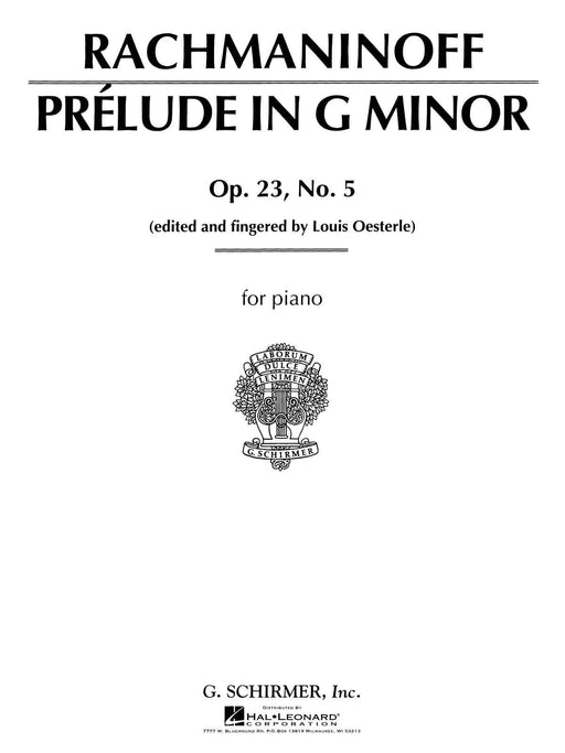 Prelude in G Minor, Op. 23, No. 5 Piano Solo 拉赫瑪尼諾夫 前奏曲 鋼琴 獨奏 | 小雅音樂 Hsiaoya Music