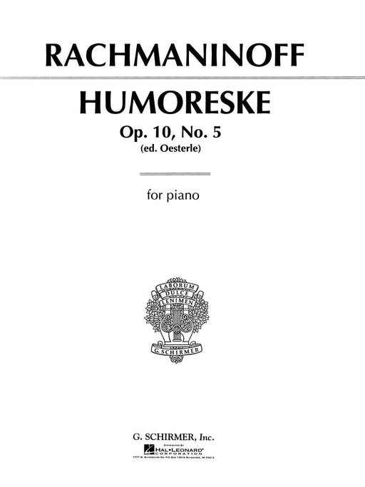 Humoreske, Op. 10, No. 5 Piano Solo 拉赫瑪尼諾夫 鋼琴 獨奏 | 小雅音樂 Hsiaoya Music