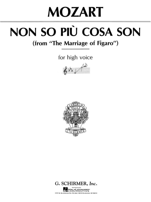 Non so più cosa son (from Le Nozze di Figaro) Voice and Piano 莫札特 費加洛婚禮 鋼琴 | 小雅音樂 Hsiaoya Music