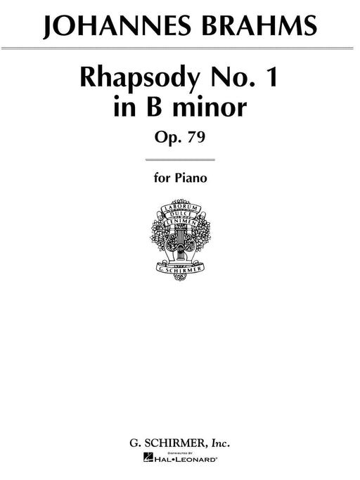Rhapsody in B Minor, Op. 79, No. 1 Piano Solo 布拉姆斯 狂想曲 鋼琴 獨奏 | 小雅音樂 Hsiaoya Music