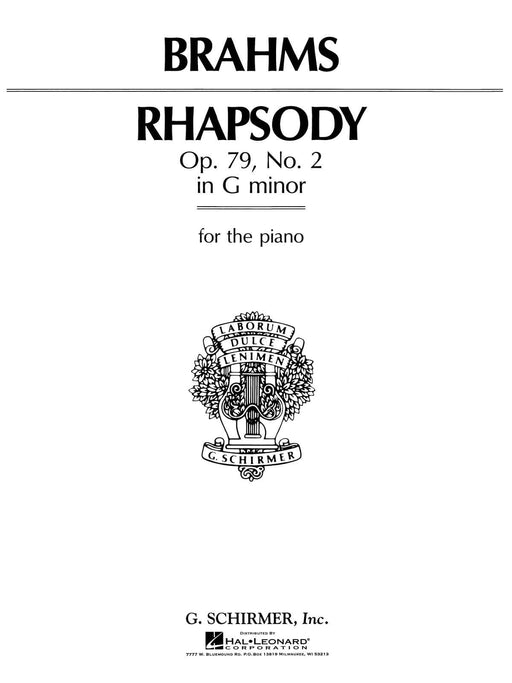Rhapsody in G Minor, Op. 79, No. 2 Piano Solo 布拉姆斯 狂想曲 鋼琴 獨奏 | 小雅音樂 Hsiaoya Music