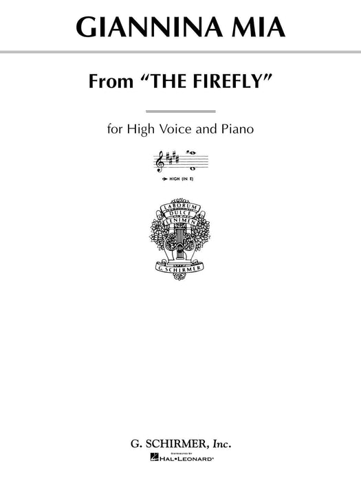 Giannina mia High Voice 高音 | 小雅音樂 Hsiaoya Music