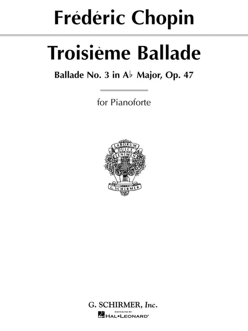 Ballade, Op. 47, No. 3 in A Flat Major Piano Solo 蕭邦 敘事曲 鋼琴 獨奏 | 小雅音樂 Hsiaoya Music
