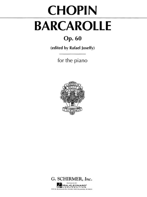 Barcarolle, Op. 60 in F Sharp Piano Solo 蕭邦 船歌 鋼琴 獨奏 | 小雅音樂 Hsiaoya Music