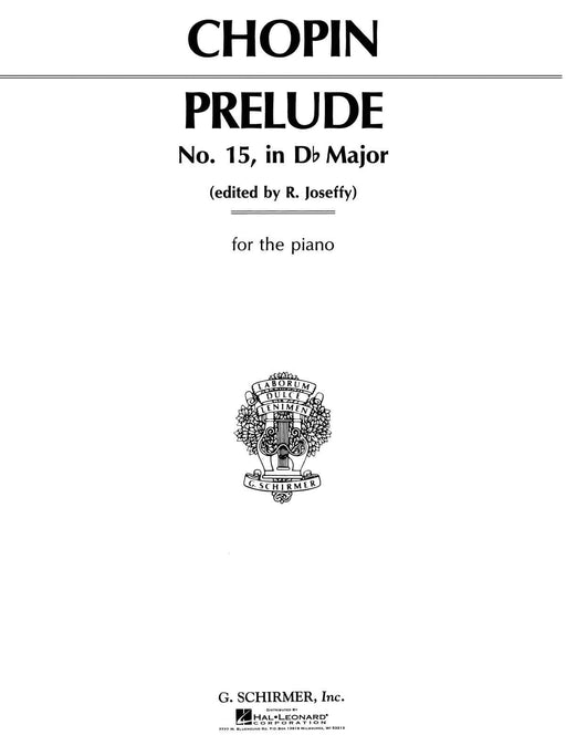 Prelude, Op. 28, No. 15 in Db Major Piano Solo 蕭邦 前奏曲 鋼琴 獨奏 | 小雅音樂 Hsiaoya Music