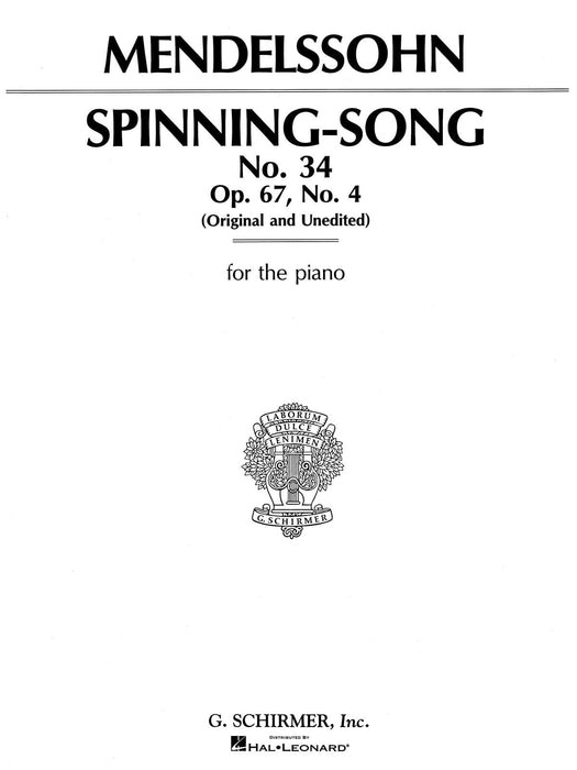 Spinning Song, Op. 67, No.34 Piano Solo 鋼琴 獨奏 | 小雅音樂 Hsiaoya Music