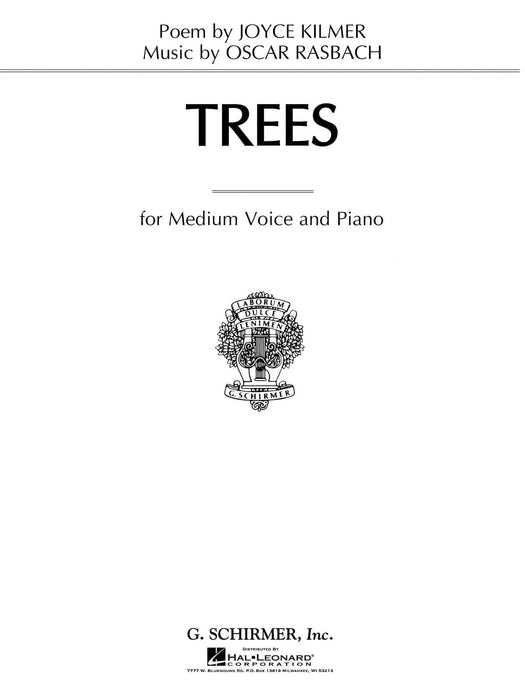 Trees Medium Low Voice in D-Flat 低音 | 小雅音樂 Hsiaoya Music