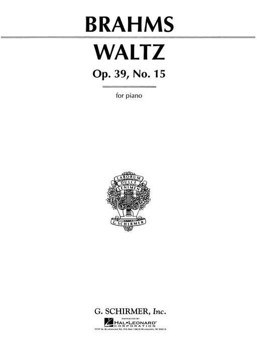Waltz in Ab Major, Op. 39, No. 15 Piano Solo 布拉姆斯 圓舞曲 鋼琴 獨奏 | 小雅音樂 Hsiaoya Music