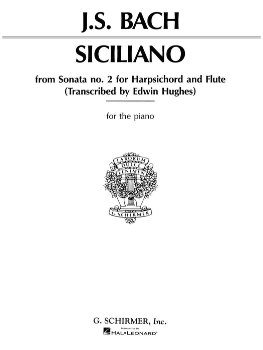 Siciliano Sonata No. 2 Piano Solo 巴赫約翰‧瑟巴斯提安 西西里舞曲奏鳴曲 鋼琴 獨奏 | 小雅音樂 Hsiaoya Music