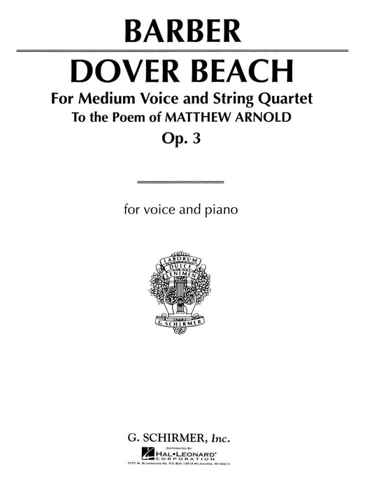 Dover Beach Voice and Piano 鋼琴 | 小雅音樂 Hsiaoya Music