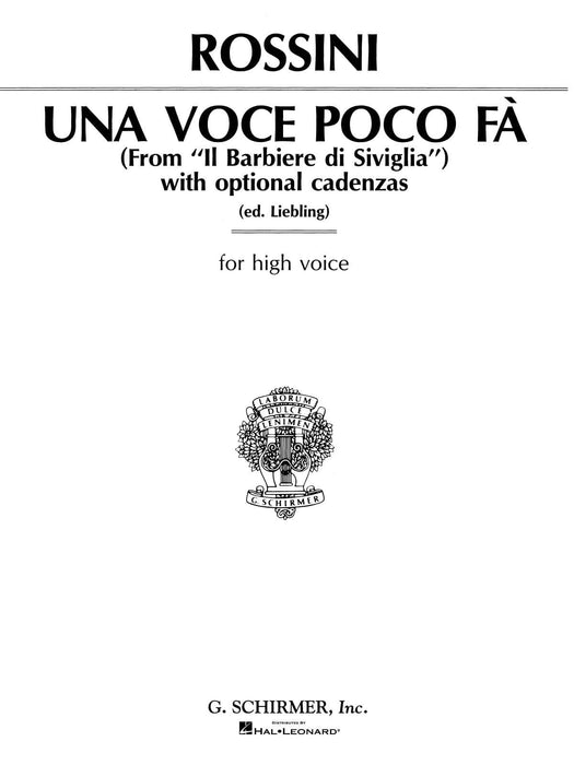 Una voce poco fa (from Il barbiere di Siviglia) High Voice in F 羅西尼 塞維里亞的理髮師 | 小雅音樂 Hsiaoya Music