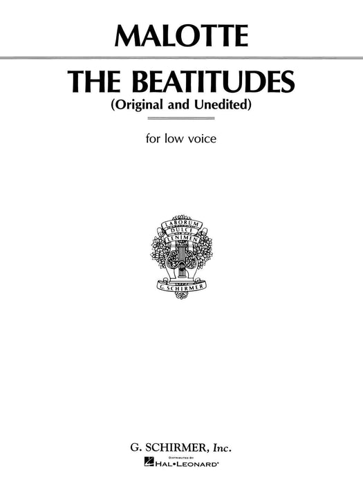 Beatitudes Low Voice 低音 | 小雅音樂 Hsiaoya Music