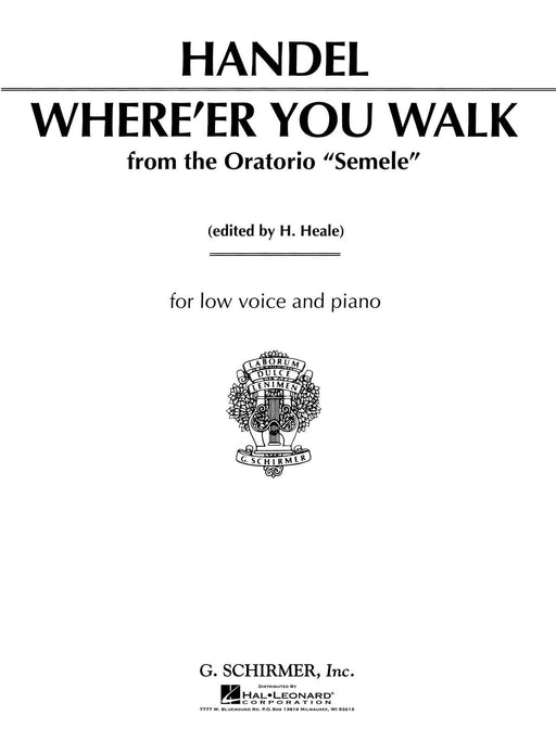 Where E'er You Walk (from Semele) Low Voice in F 低音 | 小雅音樂 Hsiaoya Music