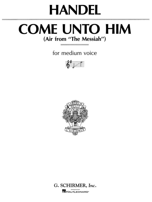 Come Unto Him (from Messiah) Medium Voice 彌賽亞 | 小雅音樂 Hsiaoya Music