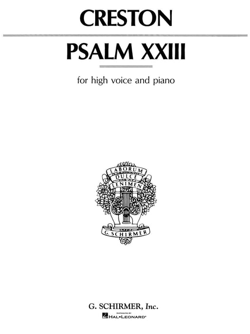 Psalm 23 High Voice 詩篇高音 | 小雅音樂 Hsiaoya Music