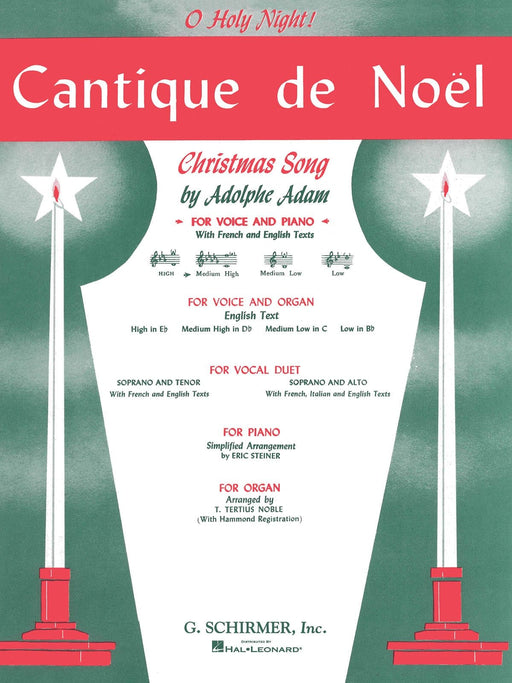 Cantique de Noël (O Holy Night) Medium High Voice (D-Flat) and Piano 高音 鋼琴 | 小雅音樂 Hsiaoya Music