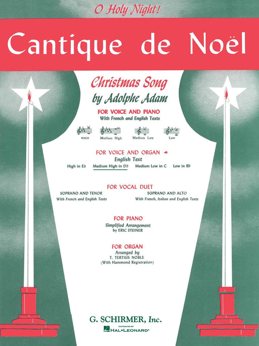 Cantique de Noël (O Holy Night) Medium High Voice (D-Flat) and Organ 高音 管風琴 | 小雅音樂 Hsiaoya Music