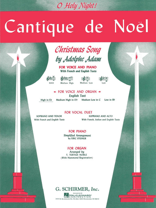 Cantique de Noël (O Holy Night) High Voice (E-Flat) and Organ 高音 管風琴 | 小雅音樂 Hsiaoya Music