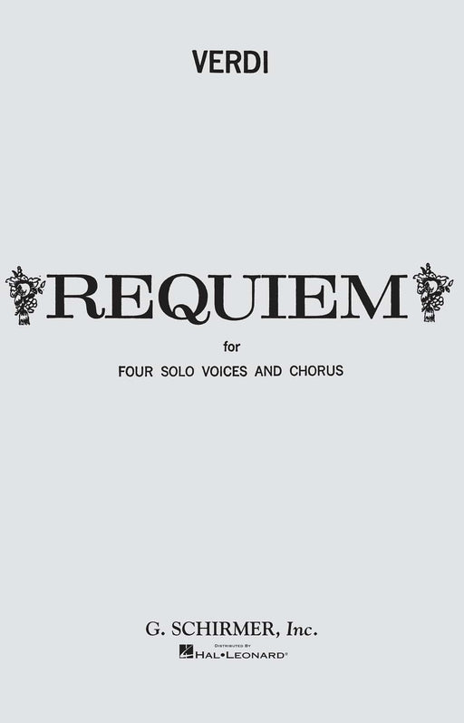 Messa di Requiem Vocal Score 威爾第,朱塞佩 安魂曲聲樂總譜 | 小雅音樂 Hsiaoya Music