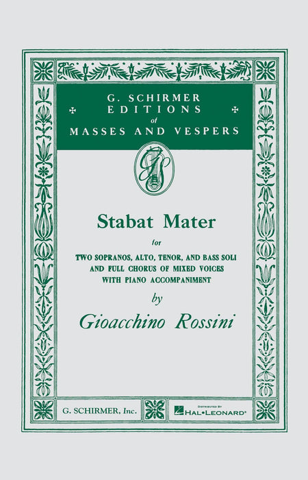 Stabat Mater Vocal Score 羅西尼 聖母悼歌 | 小雅音樂 Hsiaoya Music
