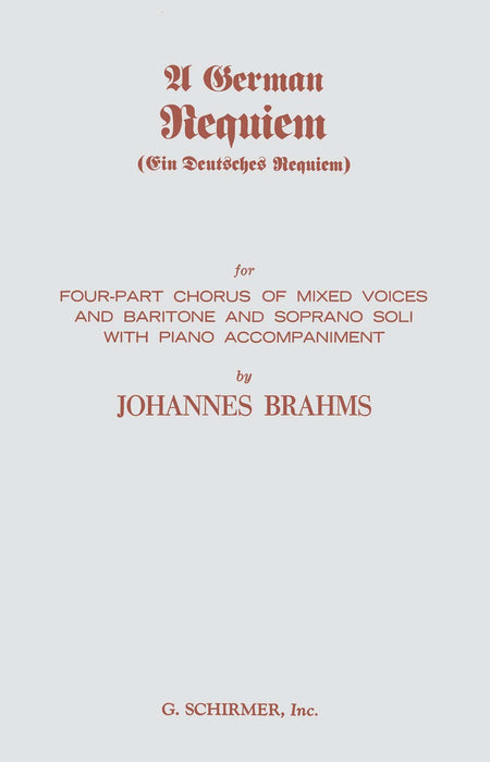 Requiem SATB 布拉姆斯 安魂曲 | 小雅音樂 Hsiaoya Music