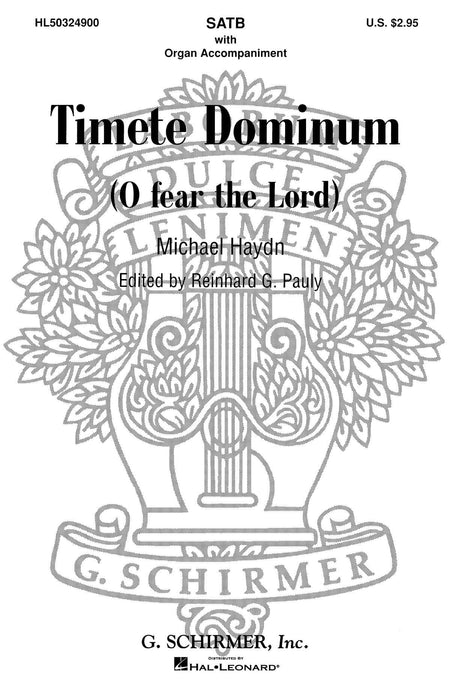Timite Dominum (O Fear the Lord) SATB | 小雅音樂 Hsiaoya Music