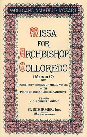 Missa for Archbishop Colloredo (Mass in C, K.337) SATB 莫札特 彌撒曲 | 小雅音樂 Hsiaoya Music