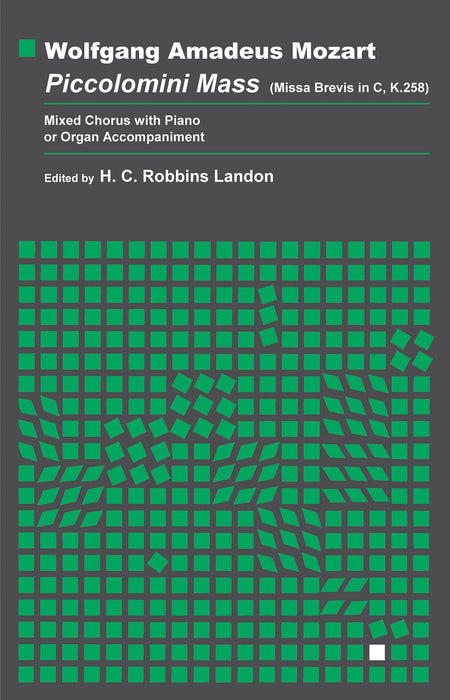Piccolomini Mass (Missa Brevis in C, K.258) SATB 莫札特 彌撒曲 | 小雅音樂 Hsiaoya Music