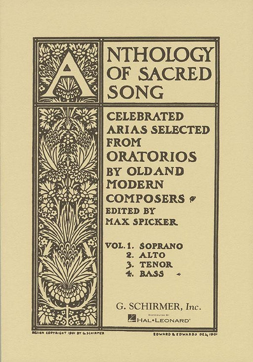 Anthology of Sacred Song - Volume 4 Bass | 小雅音樂 Hsiaoya Music
