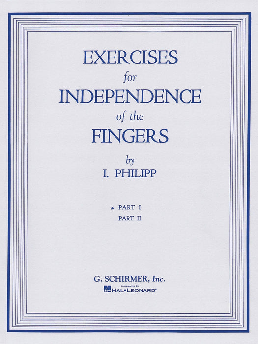 Isidor Phillip - Exercises for Independence of Fingers - Book 1 Piano Technique 練習曲 鋼琴 | 小雅音樂 Hsiaoya Music