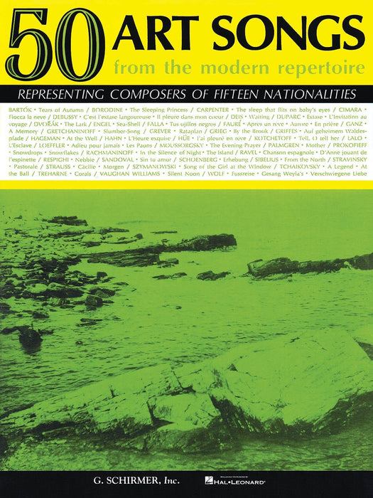 50 Art Songs from the Modern Repertoire Voice and Piano 鋼琴 | 小雅音樂 Hsiaoya Music