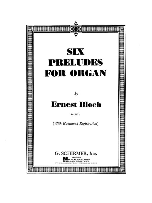 6 Preludes Organ Solo 前奏曲 管風琴 獨奏 | 小雅音樂 Hsiaoya Music
