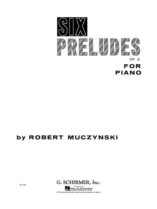 Six Preludes, Op. 6 National Federation of Music Clubs 2014-2016 Selection Piano Solo 前奏曲 鋼琴 獨奏 | 小雅音樂 Hsiaoya Music