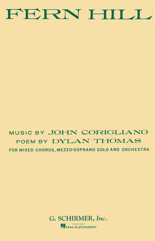 Fern Hill SATB | 小雅音樂 Hsiaoya Music