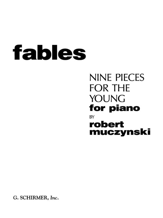 Fables: 9 Pieces for the Young Piano Solo 小品 鋼琴 獨奏 | 小雅音樂 Hsiaoya Music