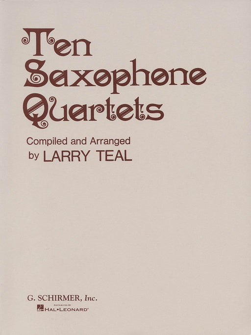 Ten Saxophone Quartets Set of Parts 薩氏管 四重奏 | 小雅音樂 Hsiaoya Music