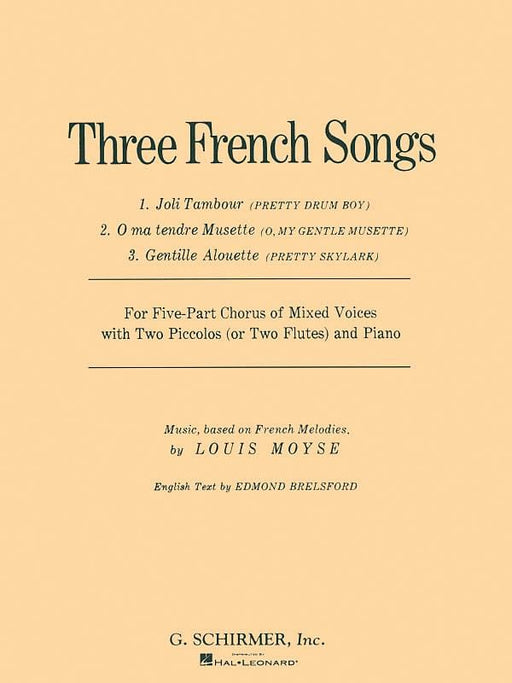 3 French Songs SSATB | 小雅音樂 Hsiaoya Music