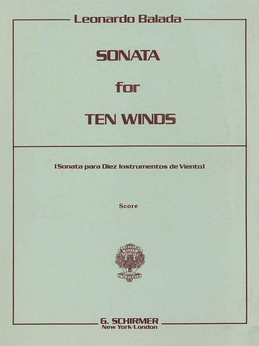 Sonata for 10 Winds Playing Score 奏鳴曲 | 小雅音樂 Hsiaoya Music
